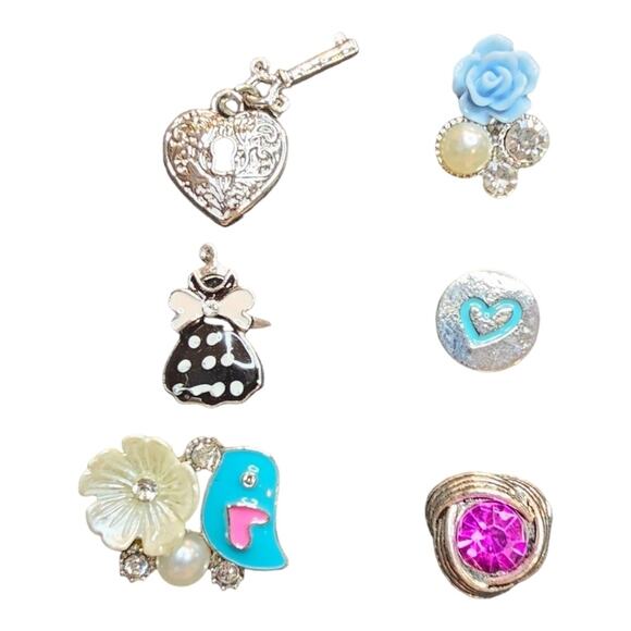 Paparazzi Lot of 10 Adjustable Rings in Cute Box, Preteens and Teens NEW #5 - Picture 3 of 6